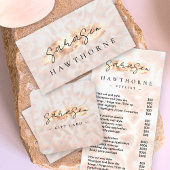 Witte Opal Brochure Elegant Roos Gouden Prijslijst