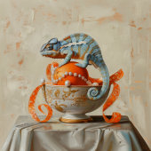 Sinaasappel - Papieren tas Medium Cadeauzakje