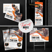 De Oranje Auto Wassen Waxing Auto Detailing Servic Deurhanger