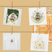 Boho Schattige Patroon Winter Citrus Kaart