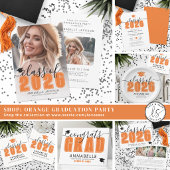 Foto Collage Oranje Afstuderen Aankondiging