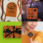 Vintage Halloween Graphics Personalized Mok