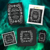 Gewichtte Tijdige Halloween Spirits Wijn Etiket