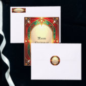 Rode decoratieve kerstbeker mok (Personaliseer de collectie van deze zelfstandige maker.)