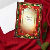 Sierlijk gekleurd glas Kerst servet (Personaliseer de collectie van deze zelfstandige maker.)