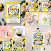 Onze kleine schattige limonade stand Baby shower Kaart