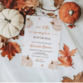 Onze kleine pompoen Baby shower luier Raffle Informatiekaartje