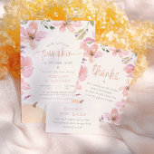 Onze Kleine Pompoen Bloemen Luier Raffle Informatiekaartje