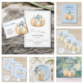 Our Little Pumpkin on the Way Fall Baby Shower  Acryl Bord