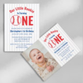 Rookie Baseball 1e verjaardag Spandoek