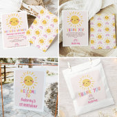 Veelkleurige Onze Kleine Zonneschijn 1e Verjaardag Kaart