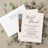 Moderne Waterverf Magnolia bruiloft Vellum Uitnodigingen (Personaliseer deze collectie van deze onafhankelijke maker. Test)