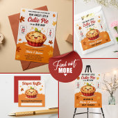 Onze Sweet Little Cutie Pie Herfst Baby shower Papieren Bordje