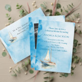 Waterverf zeilboot foto Dank u Bedankkaart (Personaliseer deze collectie van deze onafhankelijke maker. Test)