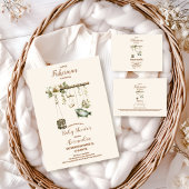 Outdoor Little Fisherman Gevist Baby shower Kaart