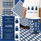 Schattige Uil Verjaardagsfeest Kaart