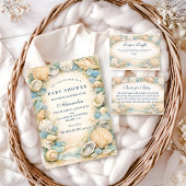 Oyster And Starfish Beach Diapper Raffle Informatiekaartje