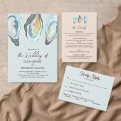 Oyster Roast Wedding Invitation, RSVP Kaartje (Personaliseer de collectie van deze zelfstandige maker.)