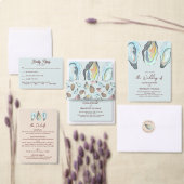 Oyster Roast Plate Wedding Save the Date Kaart (Personaliseer de collectie van deze zelfstandige maker.)