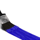 Het Schilderen van het Bedrijf van de Dienst van d Visitekaartje