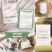 Palm Springs Bachelorette reisschema Kaart