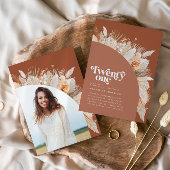 21e Birthday botanische pampas gracotta Tote Bag