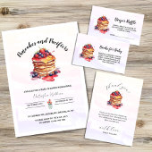 Pannenkoeken en fopspenen Brunch Baby shower Servet