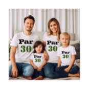 Golf Save the Date Let's Par T-shirt with Sloth gr Briefkaart