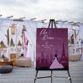 Paars Pink Paris Fireworks Quinceañera Notitieboek