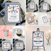 Paris w / Liefde voor onze Sweet Bebe Baby shower Bedankkaart