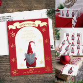 Grappig kerstcadeaubonnetje fleece deken