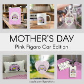 Afbeelding Naam Roze figaro Car Espresso Cup Espresso Kop