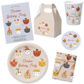 Schattigee Partij Kat Gepersonaliseerde Naam Blikjeskoeler