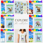 Party Game: Pin het Pet op de dinosaurus Poster