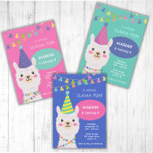 Heldere kleuren lama Papier Bord