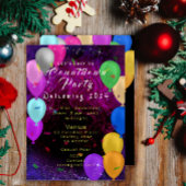 Gelukkig Nieuwjaar Ballon Corporate Feestdagenkaart