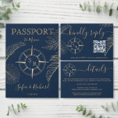 Bruiloft Bestemming Paspoort Kompas Dank u Ronde Sticker (Personaliseer de collectie van deze zelfstandige maker.)