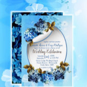 Shades of Blue Waterverf Hydrangeas Mok