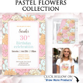 Waterverf Kleurig floreel patroon Badmat