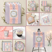 Pastel Gender Neutral Wildflower Baby shower Kaart