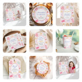 Pink Gingham "Two Much Fun" Girl 2nd Birthday Kaart