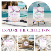 Shimmering Seashell Mermaid Book Request Girl Informatiekaartje