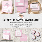 Baby shower BOHO Baby Girl Pastel Roze Bedankdoosjes