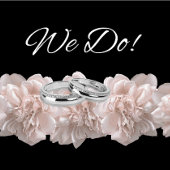 Eeuwige Elegantie-Roze Pioen-Foto Bruiloft-QR code All In One Uitnodiging