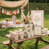 Pastel Plaid "Twee veel plezier" 2e verjaardag