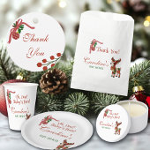 Oh, Deer! Baby’s Here! – Christmas Baby Shower Kaart