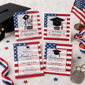 Patriottische Vlaggengraduatiefuif Uitnodiging