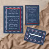 Militaire Patriottische Bruiloft Uitnodigingen (Personaliseer de collectie van deze zelfstandige maker.)