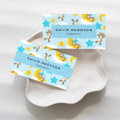 Patroon van Beren, babysitter, dagopvang, kinderop Visitekaartje