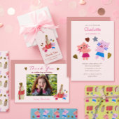 Schattigee katten en Cadeaus | Gele Kids Verjaarda Servet